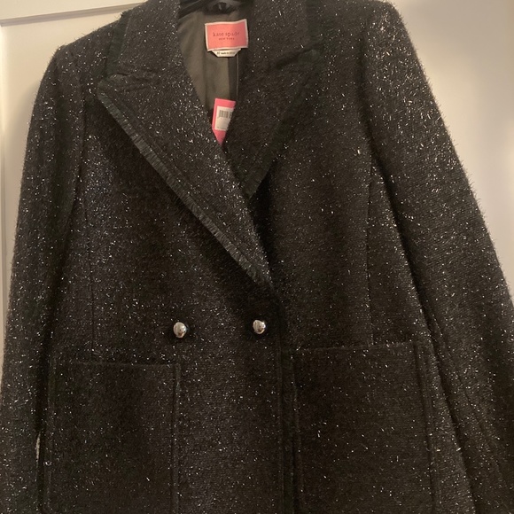 Kate Spade Tinsel Tweed Blazer New With Tags
